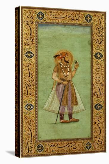 Portrait of Shah Jahan (1592-1666), 1631, Mughal-null-Stretched Canvas