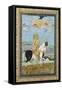 Portrait of Shah Jahan on Horseback-Indian School-Framed Stretched Canvas