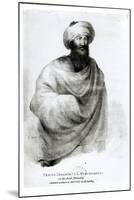 Portrait of Sheikh Ibrahim, or Johann Ludwig Burckhardt 1817-Henry Salt-Mounted Giclee Print