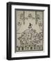 Portrait of Shogun Tokugawa Ieyasu in Court Dress-Japanese School-Framed Giclee Print