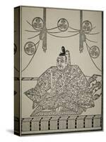 Portrait of Shogun Tokugawa Ieyasu in Court Dress-Japanese School-Stretched Canvas