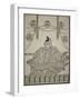 Portrait of Shogun Tokugawa Ieyasu in Court Dress-Japanese School-Framed Giclee Print