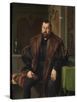 Portrait of Sigismund Baldinger (1510-155), 1545-Georg Pencz-Stretched Canvas