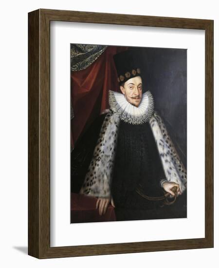 Portrait of Sigismund III Vasa, King of Sweden and Poland-Martin Rota-Framed Giclee Print