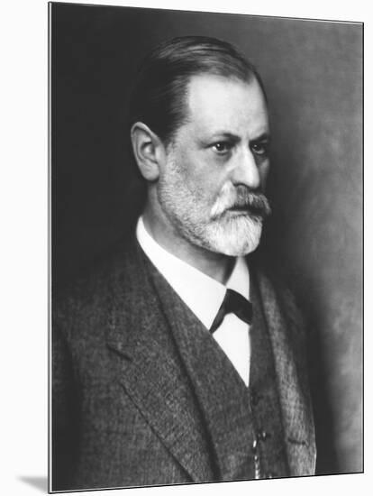 Portrait of Sigmund Freud circa 1900-null-Mounted Giclee Print