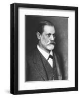 Portrait of Sigmund Freud circa 1900-null-Framed Giclee Print