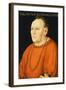 Portrait of Sigmunt Kingsfelt, Half-Length, Wearing a Red Costume-Lucas the Elder Cranach-Framed Giclee Print