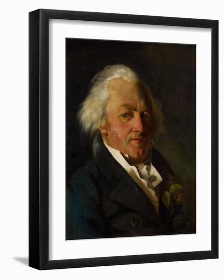 Portrait of Simeon Bonnesoeur-Bourginiere, C.1812-15-Theodore Gericault-Framed Giclee Print