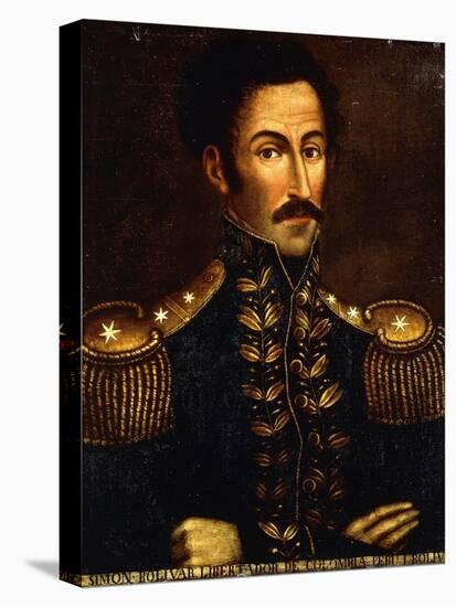 Portrait of Simon Bolivar-null-Stretched Canvas