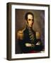 Portrait of Simon Bolivar-null-Framed Giclee Print