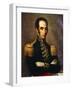 Portrait of Simon Bolivar-null-Framed Giclee Print