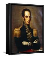 Portrait of Simon Bolivar-null-Framed Stretched Canvas