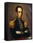 Portrait of Simon Bolivar-null-Framed Stretched Canvas