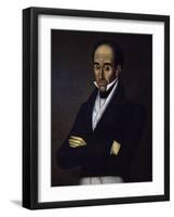 Portrait of Simon Bolivar-null-Framed Giclee Print