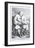 Portrait of Simon Fraser, Lord Lovat-William Hogarth-Framed Giclee Print