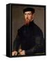 Portrait of Simon Renard 1553-Giacomo Antonio Moro-Framed Stretched Canvas