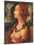 Portrait of Simonetta Vespucci, c. 1480-Piero di Cosimo Vespucci-Stretched Canvas