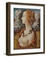 Portrait of Simonetta Vespucci (Cleopatr), C. 1480-Piero di Cosimo-Framed Giclee Print