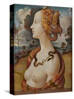 Portrait of Simonetta Vespucci (Cleopatr), C. 1480-Piero di Cosimo-Stretched Canvas