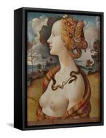 Portrait of Simonetta Vespucci (Cleopatr), C. 1480-Piero di Cosimo-Framed Stretched Canvas