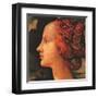 Portrait of Simonetta Vespucci (detail)-null-Framed Art Print