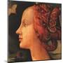 Portrait of Simonetta Vespucci (detail)-null-Mounted Art Print