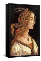 Portrait of Simonetta Vespucci-Sandro Botticelli-Framed Stretched Canvas