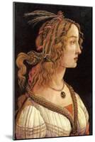 Portrait of Simonetta Vespucci-Sandro Botticelli-Mounted Art Print