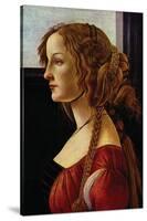 Portrait of Simonetta Vespucci-Sandro Botticelli-Stretched Canvas