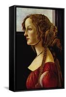 Portrait of Simonetta Vespucci-Sandro Botticelli-Framed Stretched Canvas