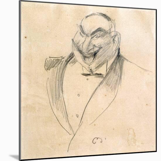 Portrait of Sir Albert Kaye Rollit, 1909 (Pencil on Paper)-Giovanni Boldini-Mounted Giclee Print