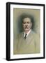 Portrait of Sir Arthur Conan Doyle, 20th Century-William Henry Gates-Framed Giclee Print