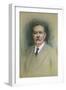 Portrait of Sir Arthur Conan Doyle, 20th Century-William Henry Gates-Framed Giclee Print