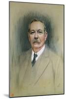 Portrait of Sir Arthur Conan Doyle, 20th Century-William Henry Gates-Mounted Giclee Print