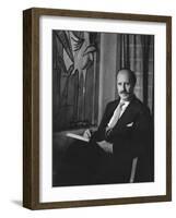 Portrait of Sir Basil Urwin Spence-Howard Coster-Framed Art Print