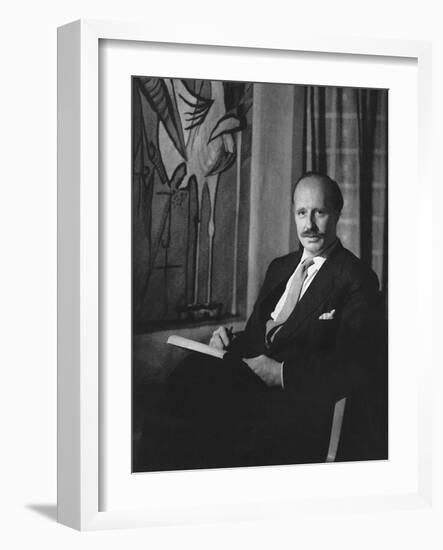 Portrait of Sir Basil Urwin Spence-Howard Coster-Framed Art Print