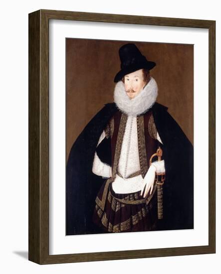 Portrait of Sir Charles Cornwallis-Robert Peake The Elder-Framed Giclee Print