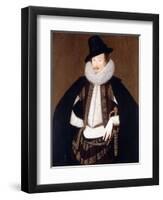 Portrait of Sir Charles Cornwallis-Robert Peake The Elder-Framed Giclee Print