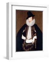 Portrait of Sir Charles Cornwallis-Robert Peake The Elder-Framed Giclee Print