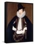 Portrait of Sir Charles Cornwallis-Robert Peake The Elder-Framed Stretched Canvas