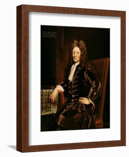 Portrait of Sir Christopher Wren-Godfrey Kneller-Framed Giclee Print