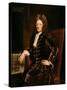 Portrait of Sir Christopher Wren-Godfrey Kneller-Stretched Canvas