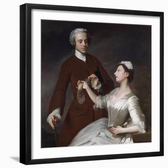 Portrait of Sir Edward and Lady Turner, 1740-Allan Ramsay-Framed Giclee Print