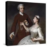 Portrait of Sir Edward and Lady Turner, 1740-Allan Ramsay-Stretched Canvas