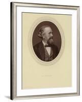 Portrait of Sir Edward Frankland-null-Framed Photographic Print