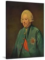 Portrait of Sir Edward Walpole, Kt., 18th century, (1915)-Edward Edwards-Stretched Canvas