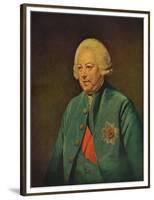 Portrait of Sir Edward Walpole, Kt., 18th century, (1915)-Edward Edwards-Framed Premium Giclee Print