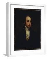 Portrait of Sir Francis Chantrey, in a Dark Jacket and White Cravat-Sir Henry Raeburn-Framed Giclee Print