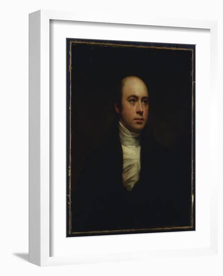 Portrait of Sir Francis Chantrey, in a Dark Jacket and White Cravat-Sir Henry Raeburn-Framed Giclee Print