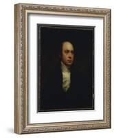 Portrait of Sir Francis Chantrey, in a Dark Jacket and White Cravat-Sir Henry Raeburn-Framed Giclee Print